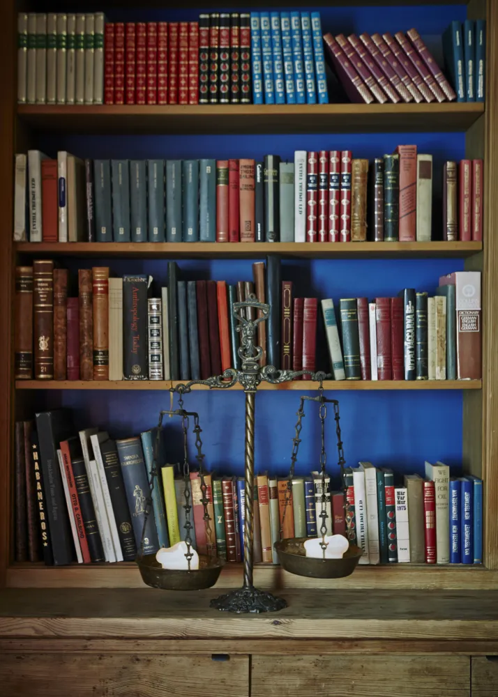 Böcker i slottsbiblioteket