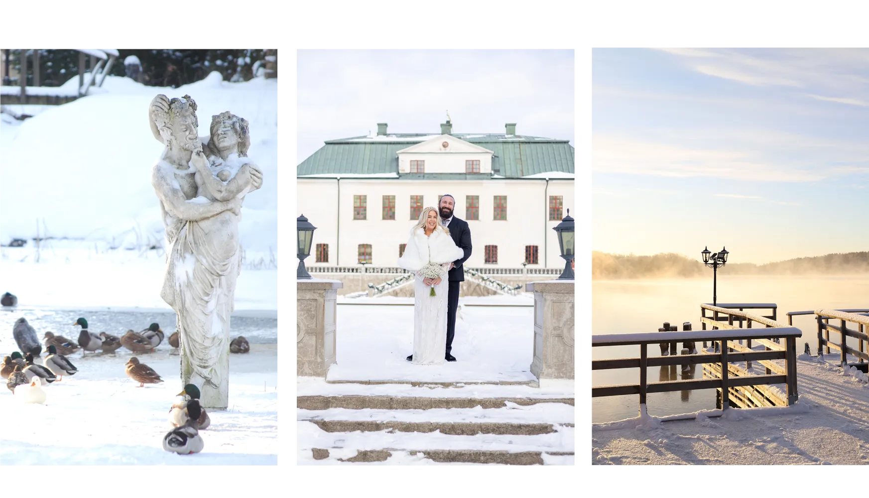 Vinterbröllop  på Häringe Slott